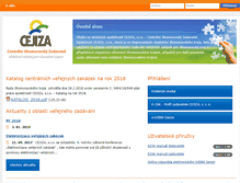 Tablet Screenshot of cejiza.cz